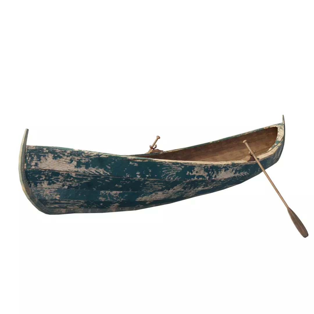 Boat 3D Model Free low-poly 3D model