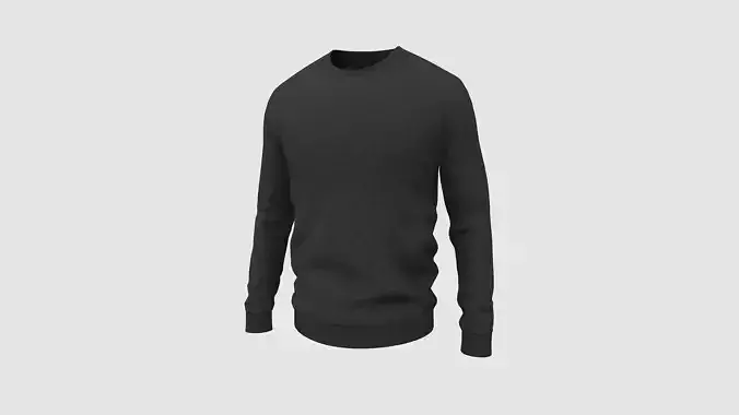 Sweater Full Sleeves Black