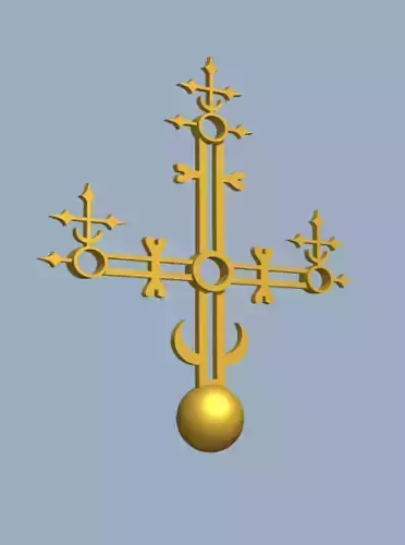 Tserkovnui Krest 3D model