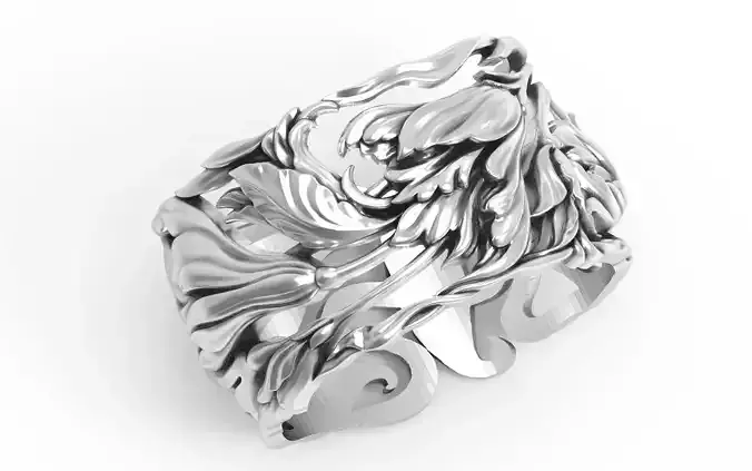 flowers Sakura tree branch Vines sheet ring