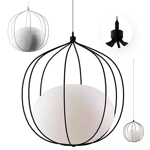 Zero LED Hoop Pendant by Front Design