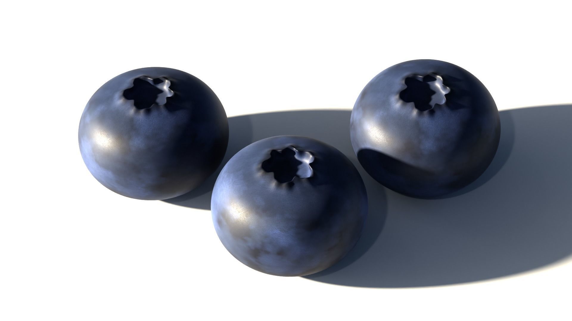 Blueberry Free Free low-poly 3D model_1
