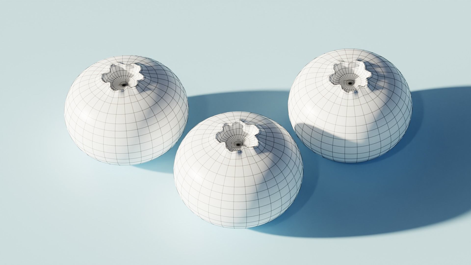 Blueberry Free Free low-poly 3D model_3