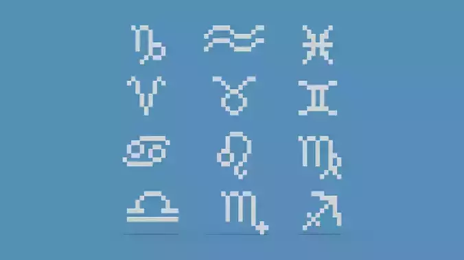 Zodiac Pixel Set