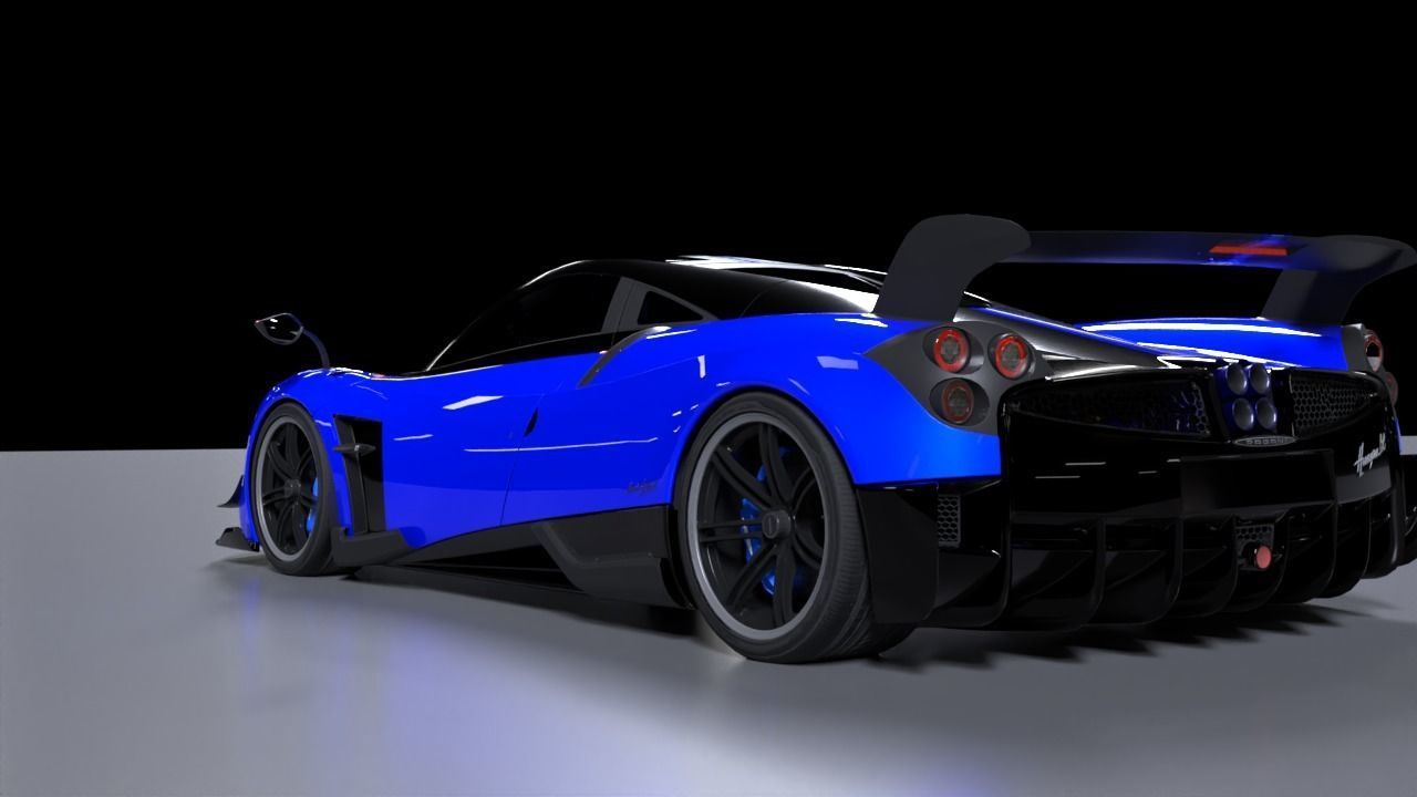 Pagani Huayra 3D model_3