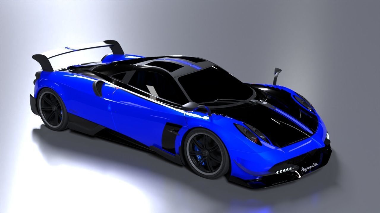 Pagani Huayra 3D model_2
