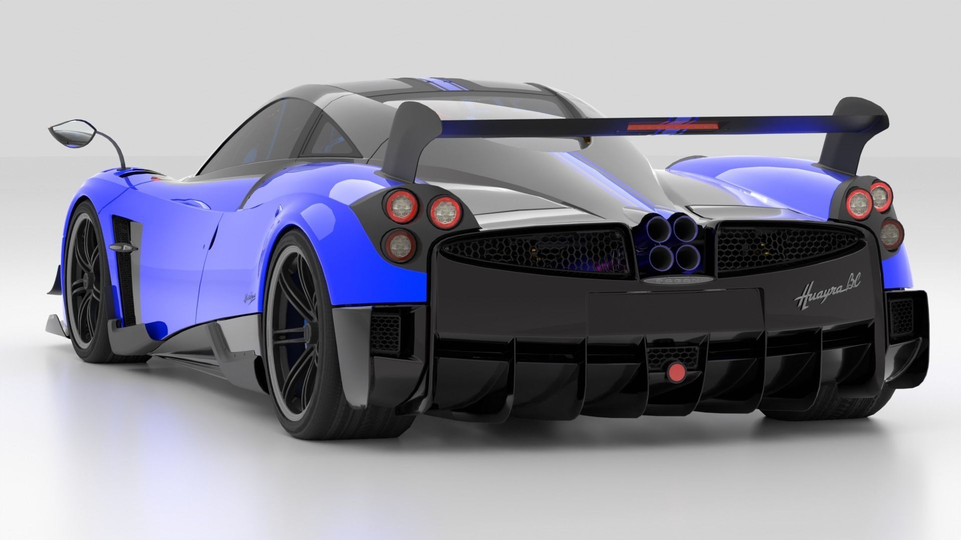 Pagani Huayra 3D model_5