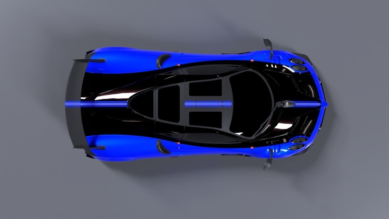 Pagani Huayra 3D model_4