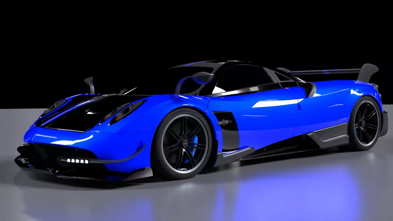 Pagani Huayra 3D model_0