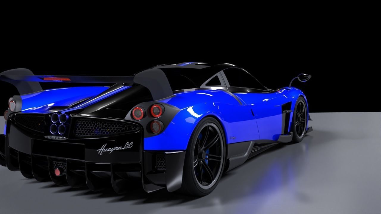 Pagani Huayra 3D model_1
