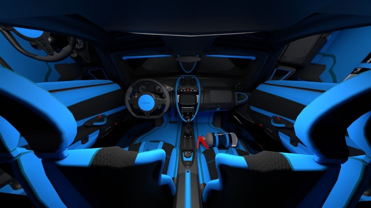 Pagani Huayra 3D model_6