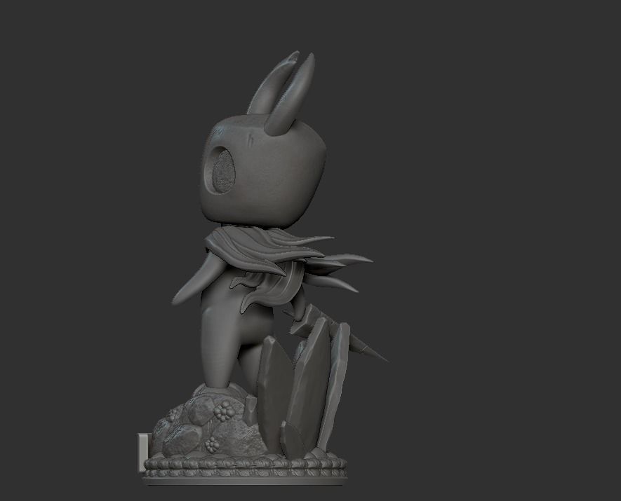 hollow knight statue game art 3D print model_5