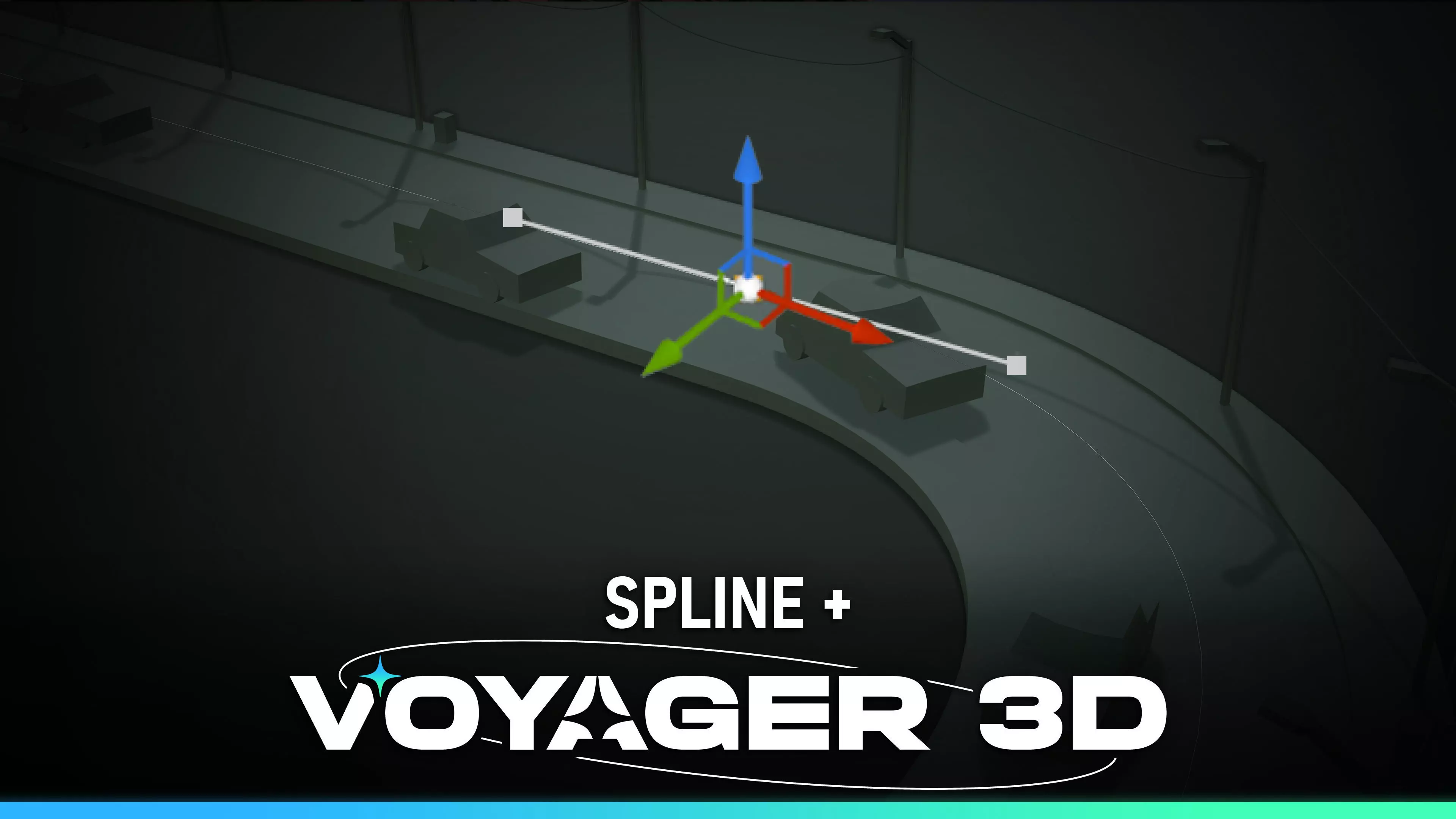 Spline Plus a spline tool for Unreal Engine Low-poly 3D model_0