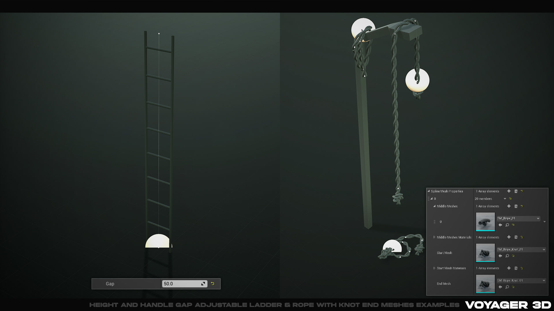 Spline Plus a spline tool for Unreal Engine Low-poly 3D model_3
