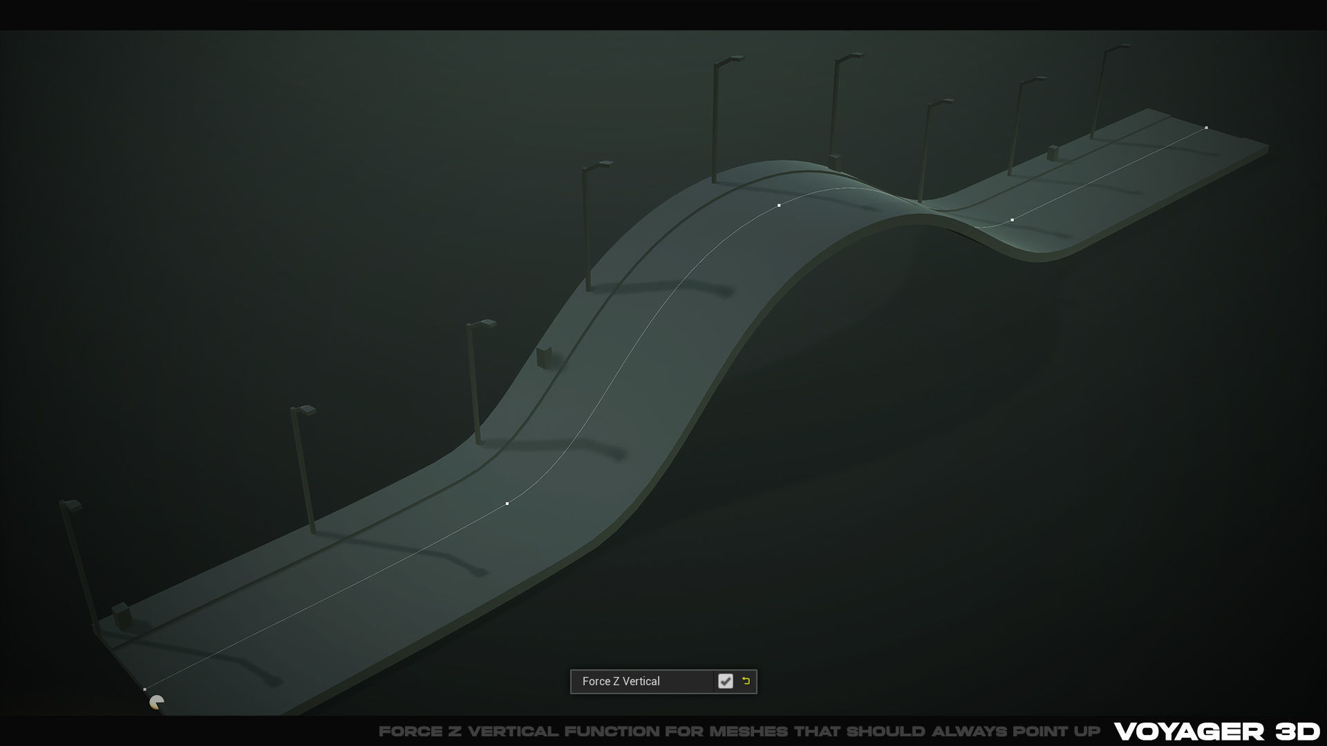 Spline Plus a spline tool for Unreal Engine Low-poly 3D model_4