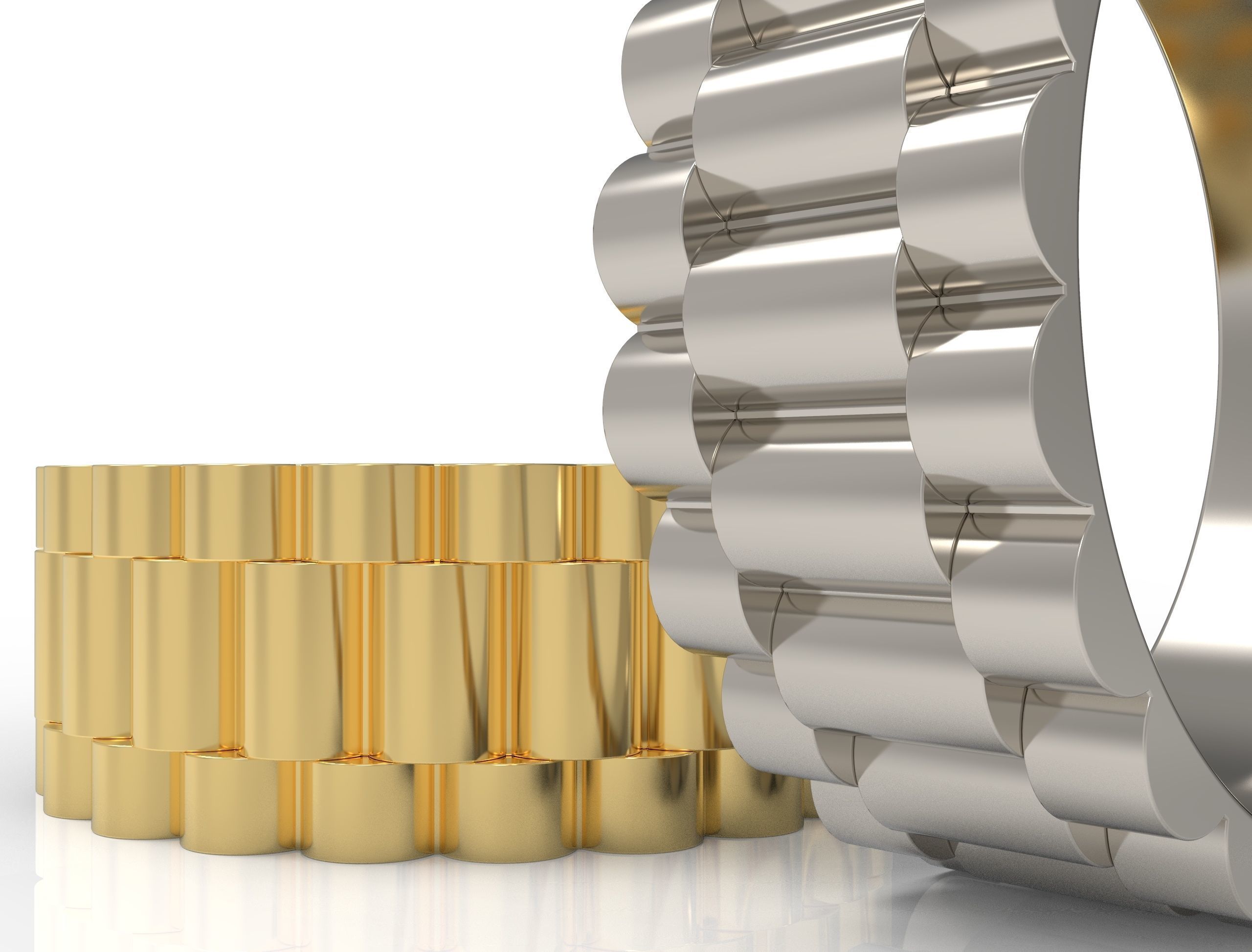 Rolls ring  8 mm  wide 3D print model_14