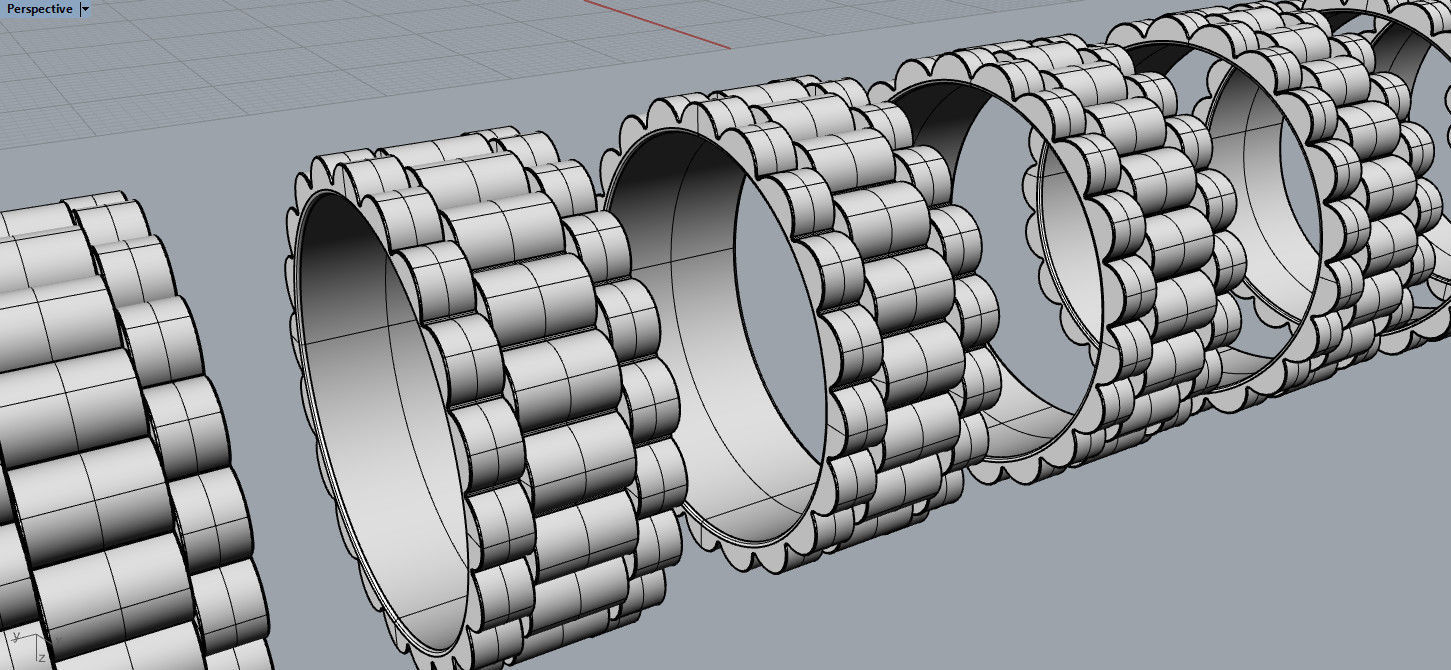 Rolls ring  8 mm  wide 3D print model_5