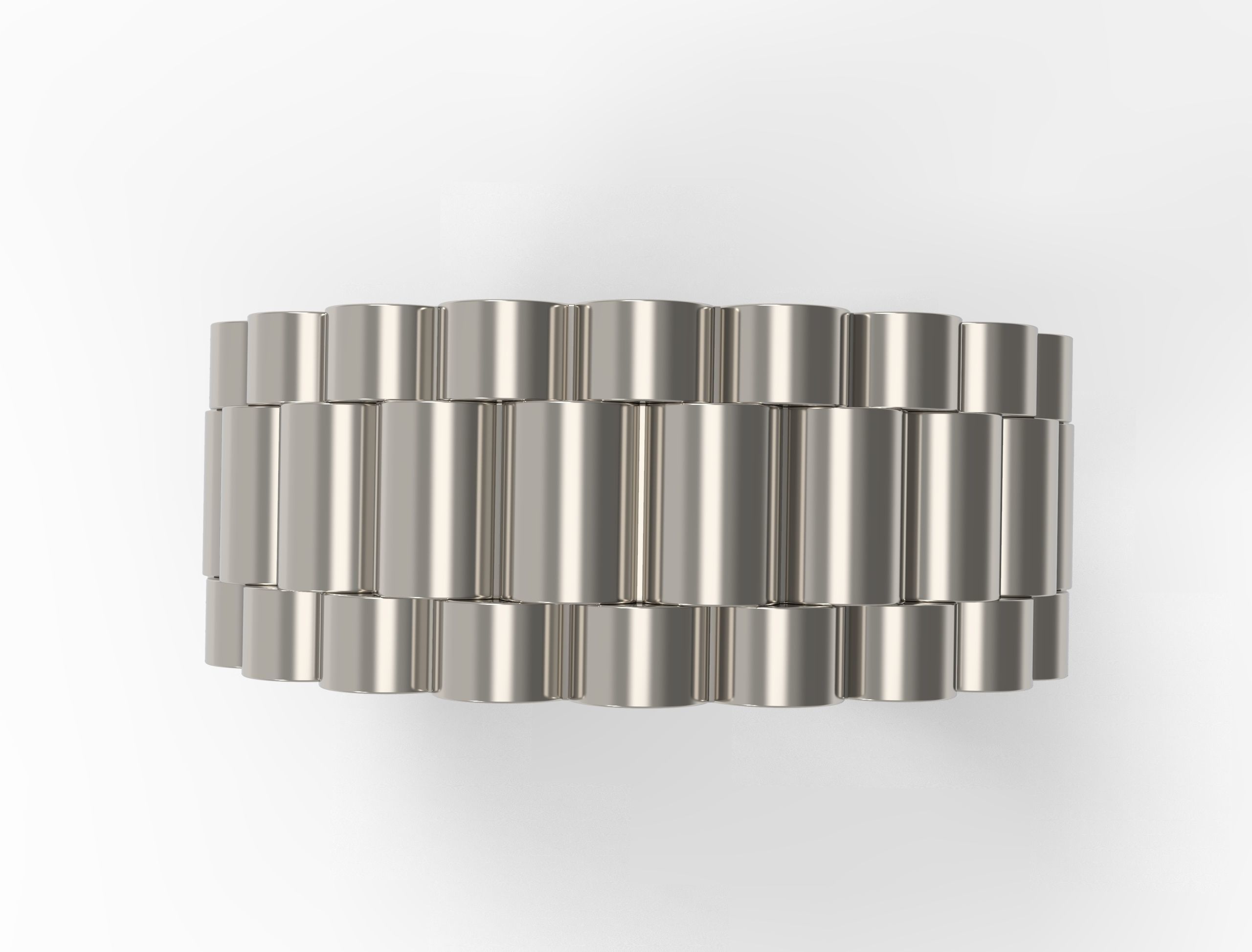 Rolls ring  8 mm  wide 3D print model_13