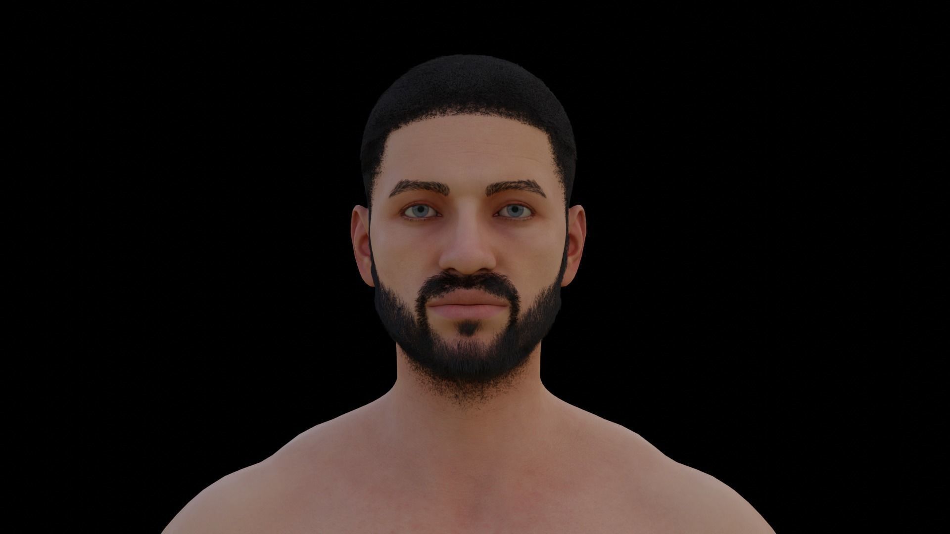 3D man model 3D model_2