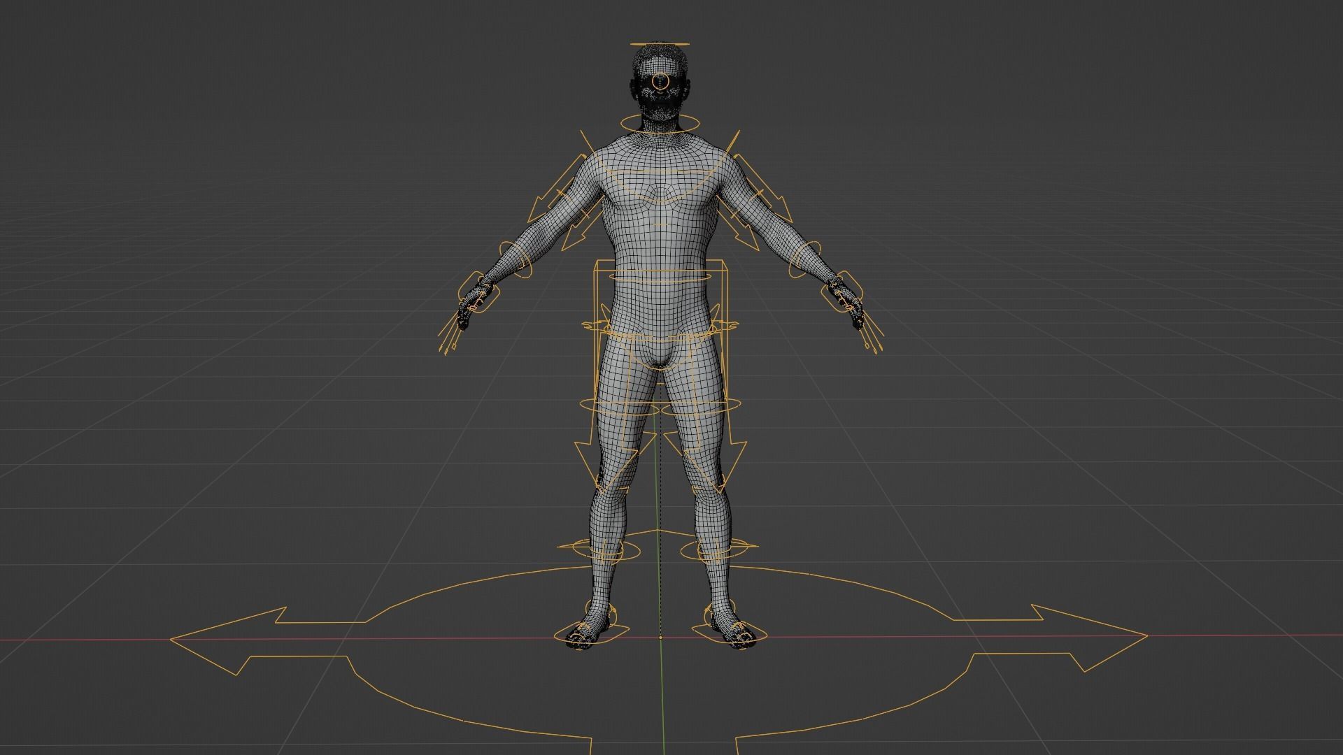 3D man model 3D model_5