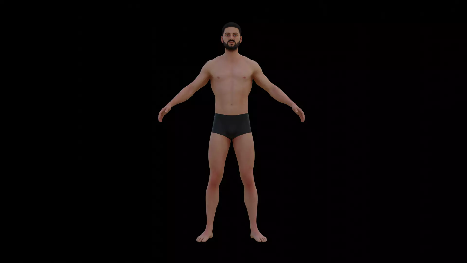 3D man model 3D model_0