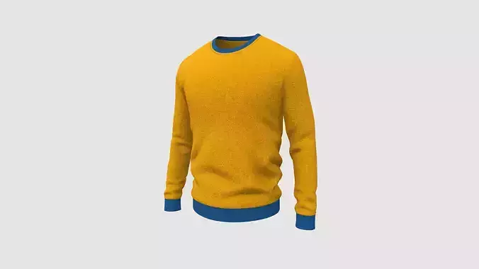 Sweater Full Sleeves Yellow