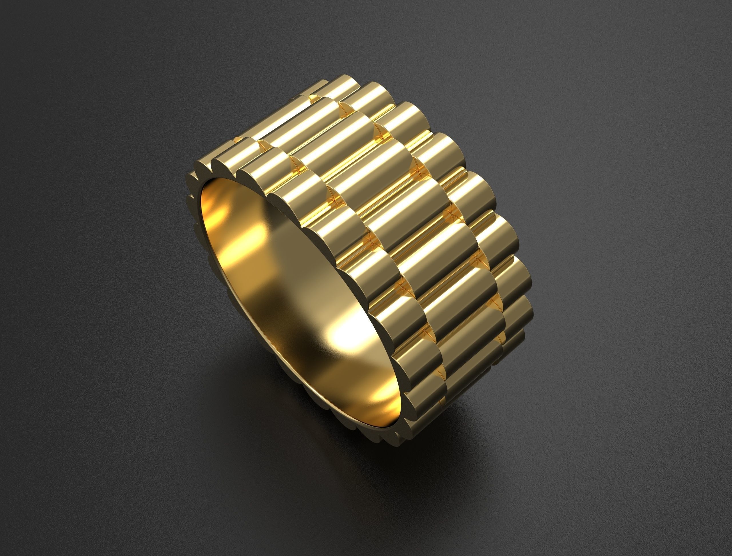 Rolls ring 10 mm wide 3D print model_4