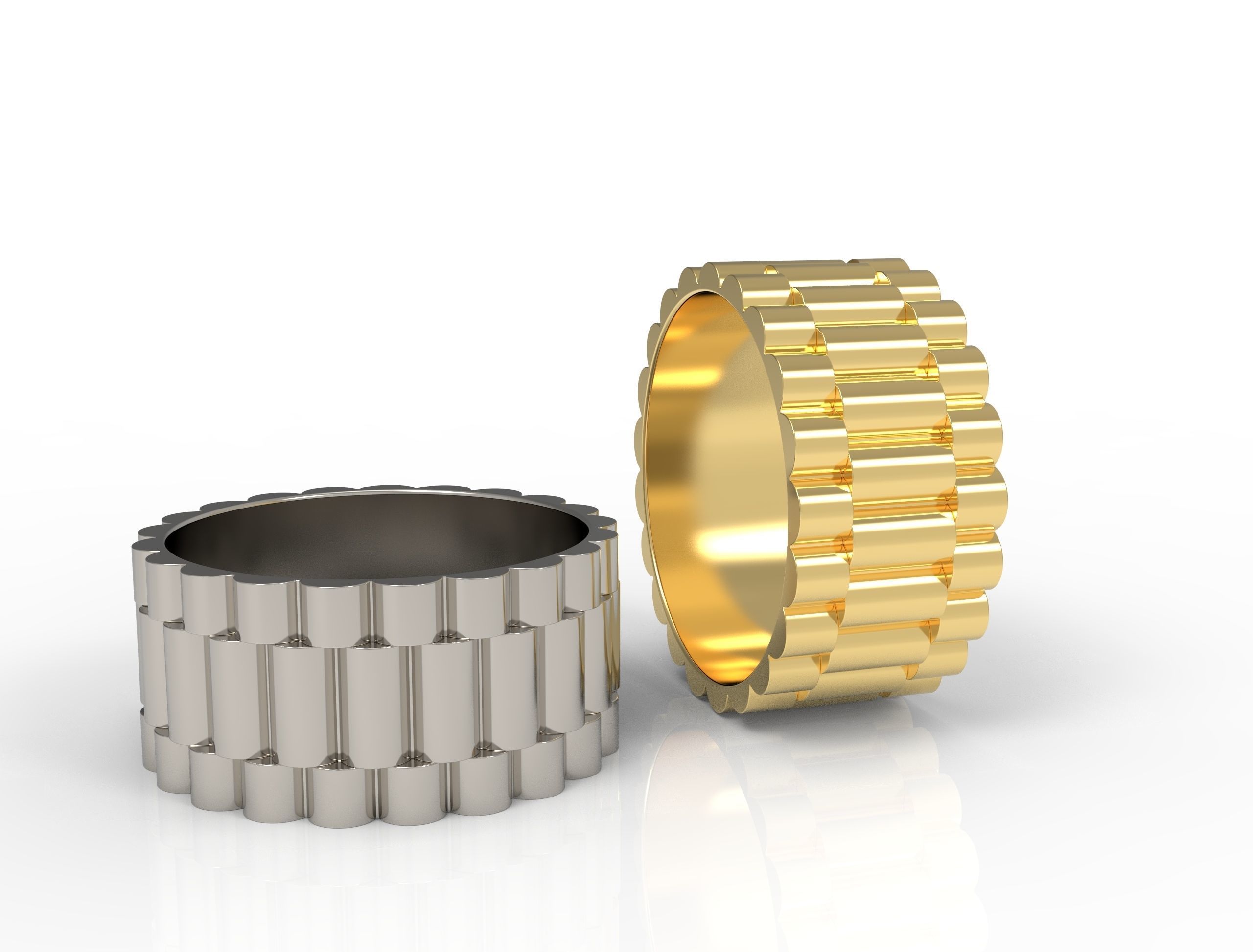 Rolls ring 10 mm wide 3D print model_8