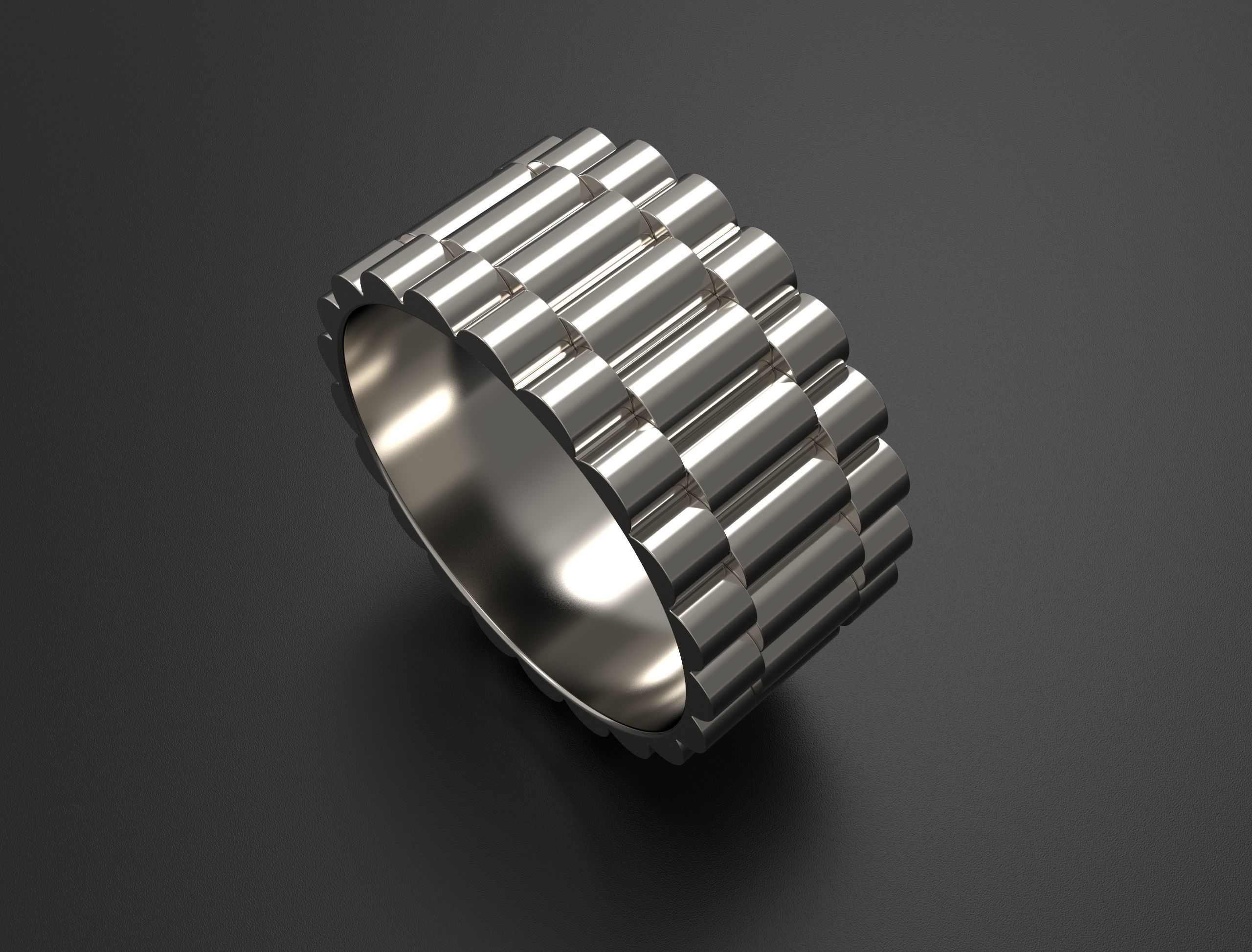 Rolls ring 10 mm wide 3D print model_5