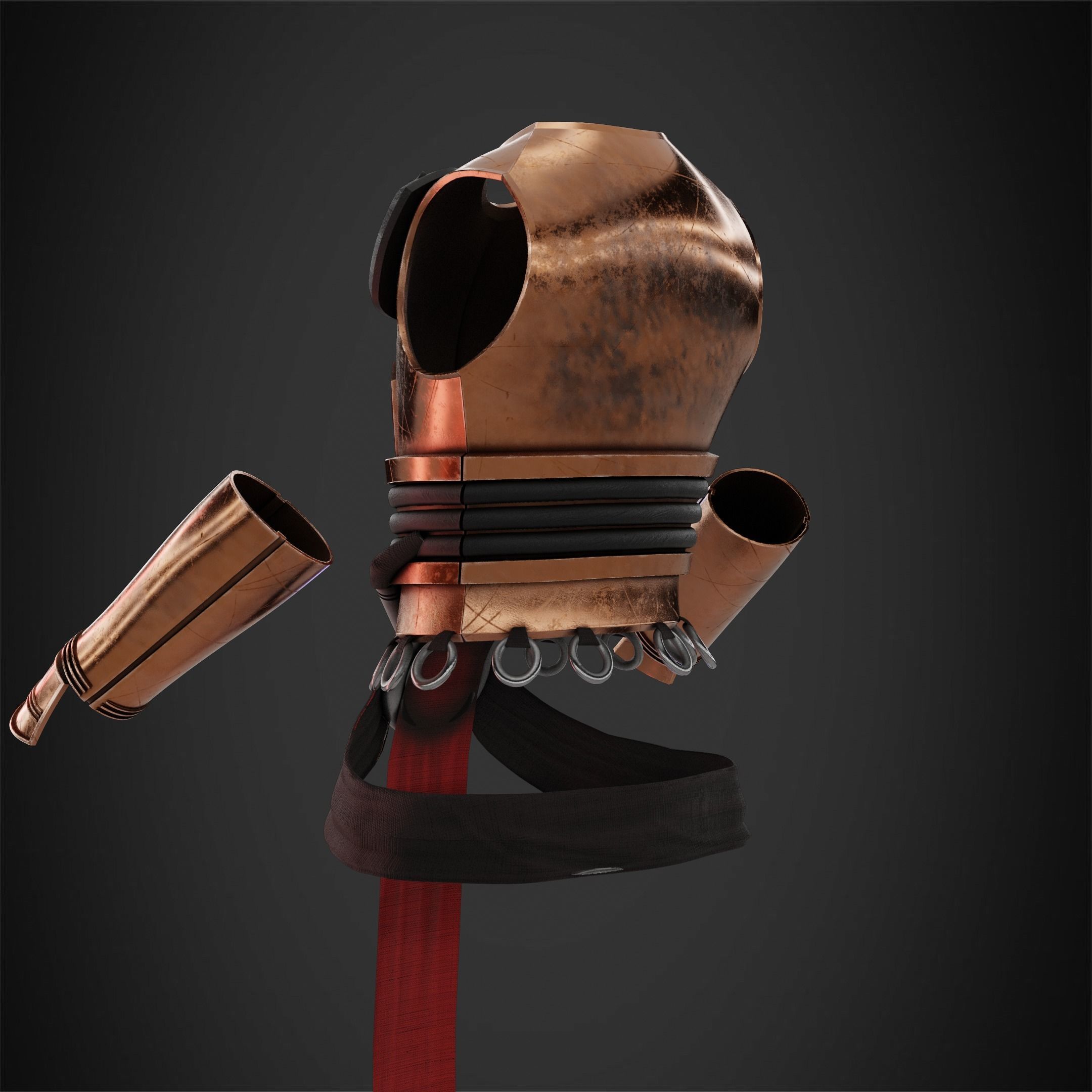 Star Wars Darth Revan Armor for Cosplay 3D print model_5