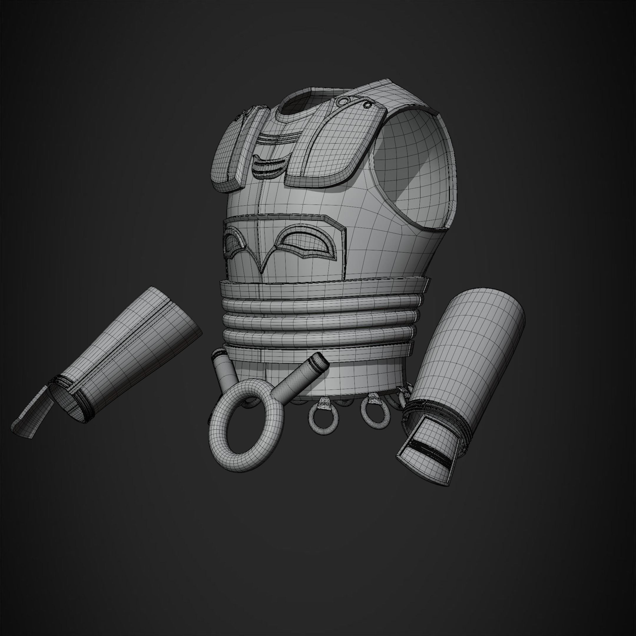 Star Wars Darth Revan Armor for Cosplay 3D print model_16