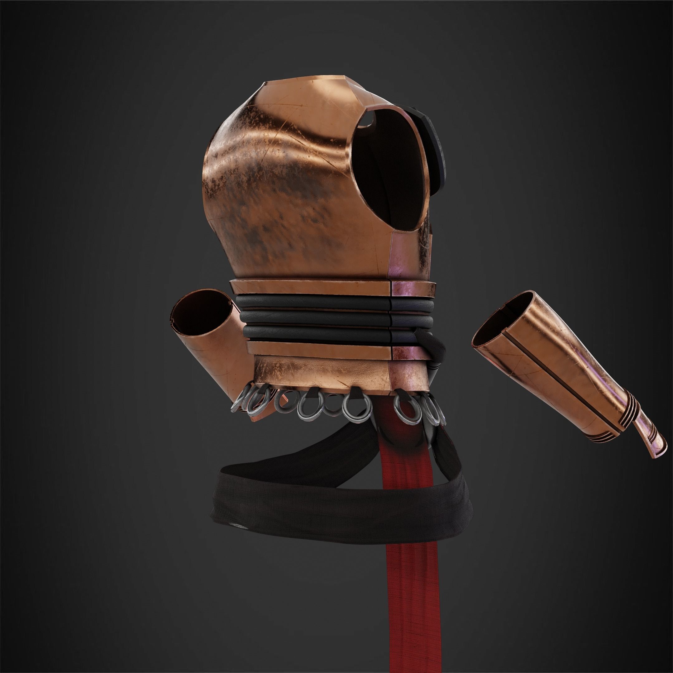 Star Wars Darth Revan Armor for Cosplay 3D print model_7