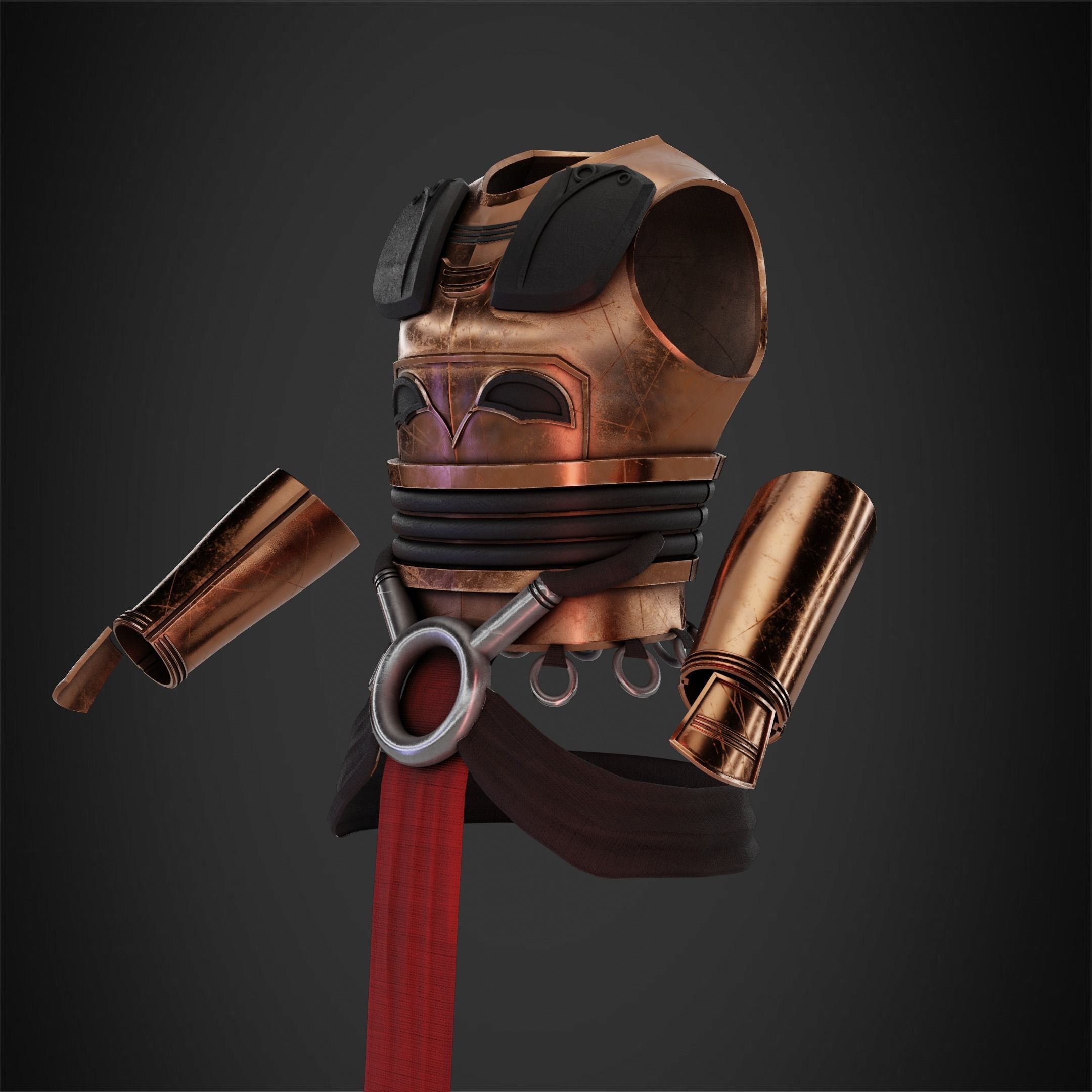 Star Wars Darth Revan Armor for Cosplay 3D print model_3