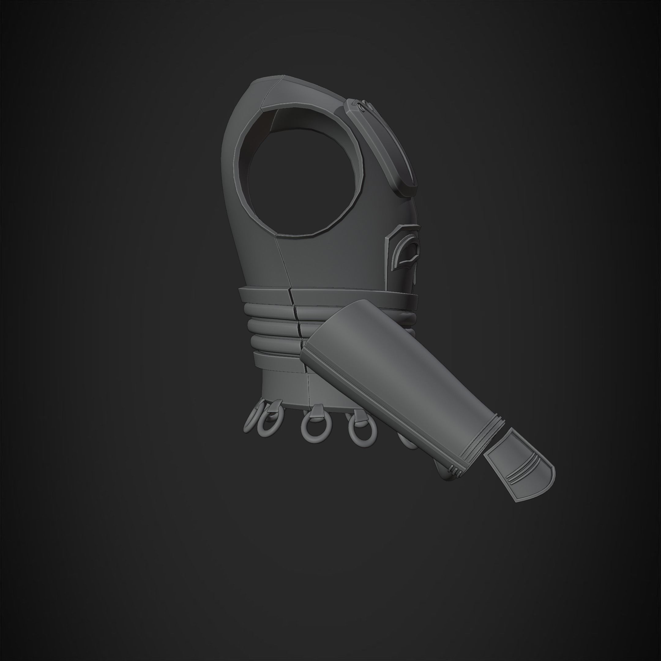 Star Wars Darth Revan Armor for Cosplay 3D print model_21