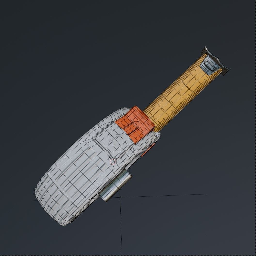 Tape Measure for DIY 3D model_7