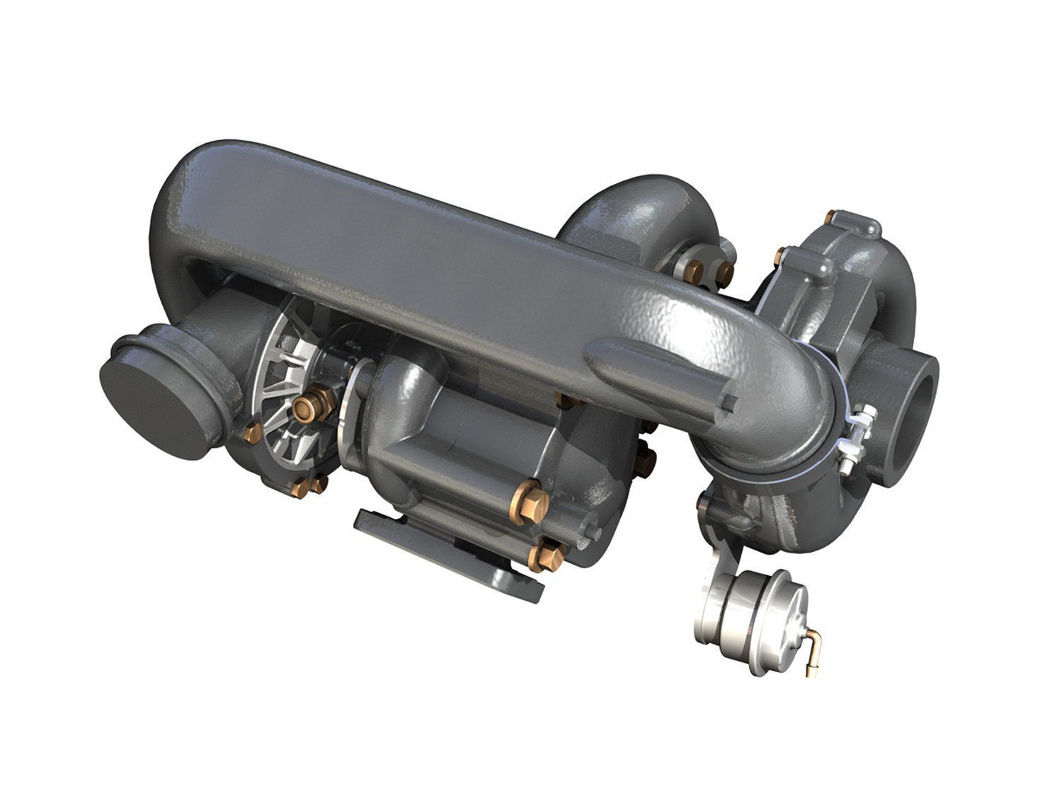 Turbocharger 3D model_5