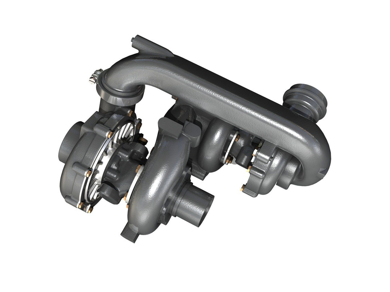 Turbocharger 3D model_7