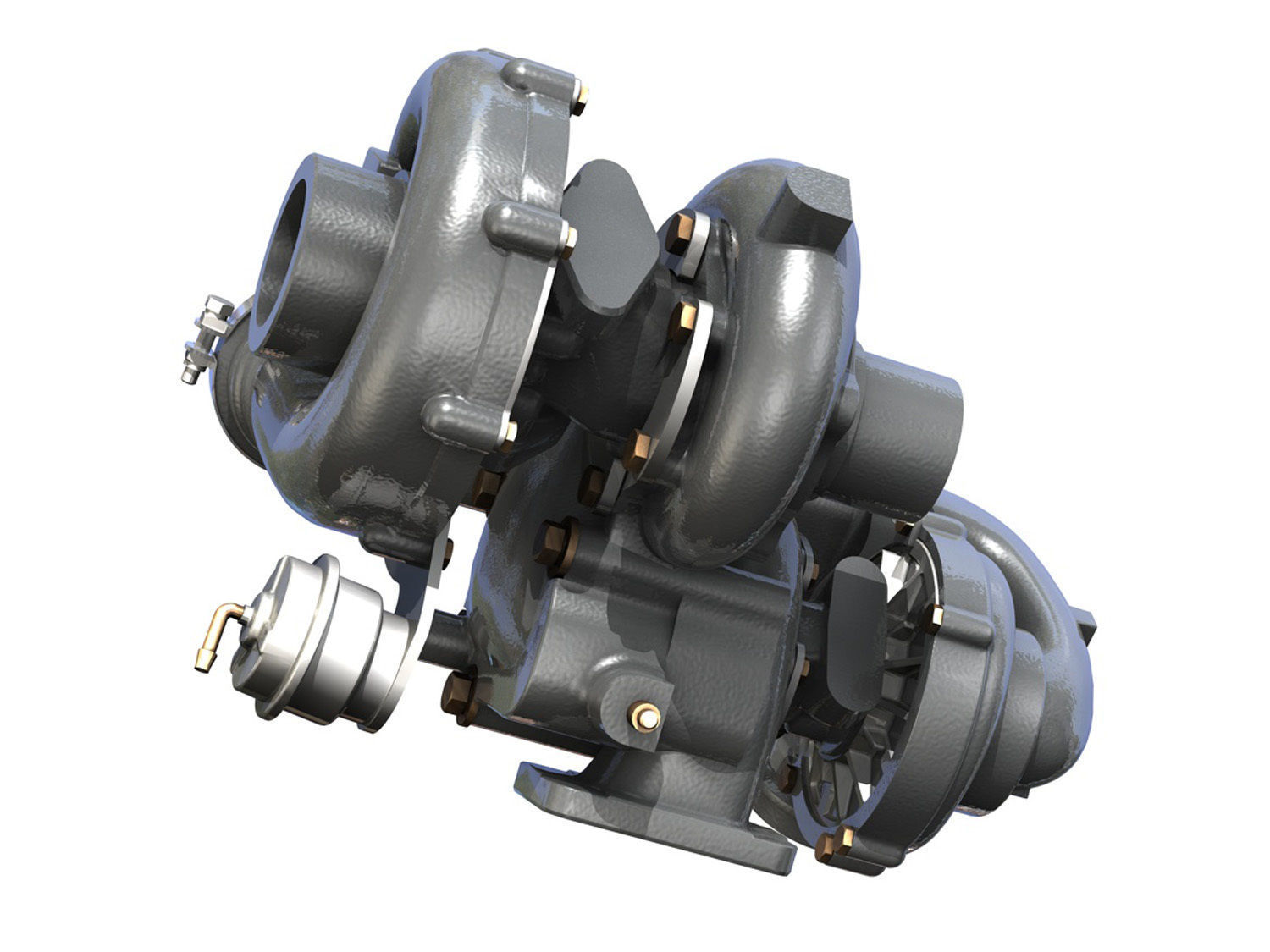 Turbocharger 3D model_9