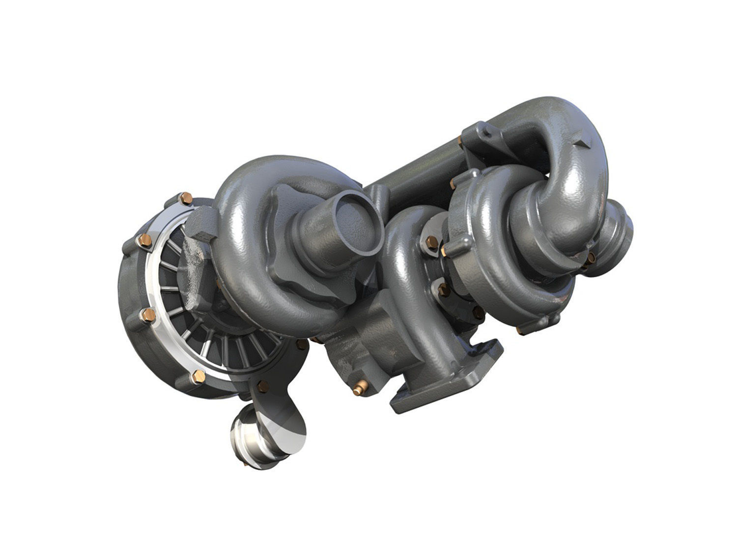 Turbocharger 3D model_8