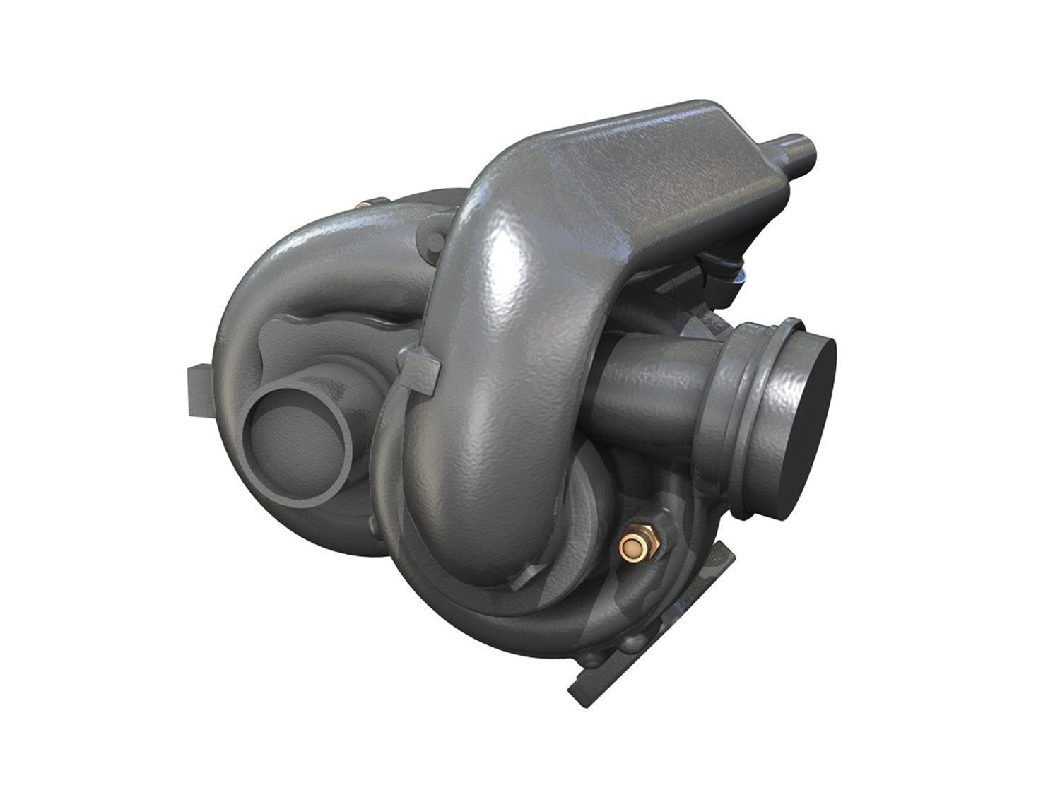 Turbocharger 3D model_3