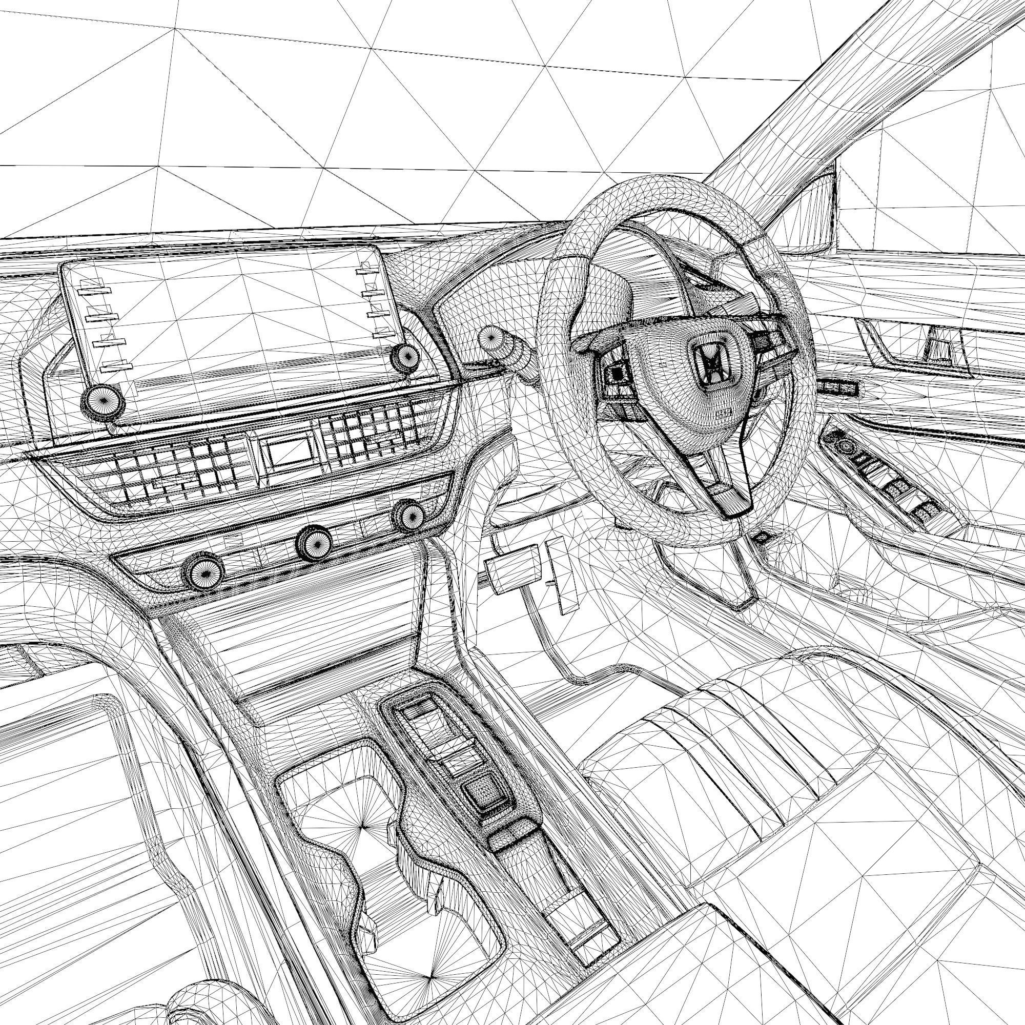 Honda Accord Hybrid 2021 3D model_16
