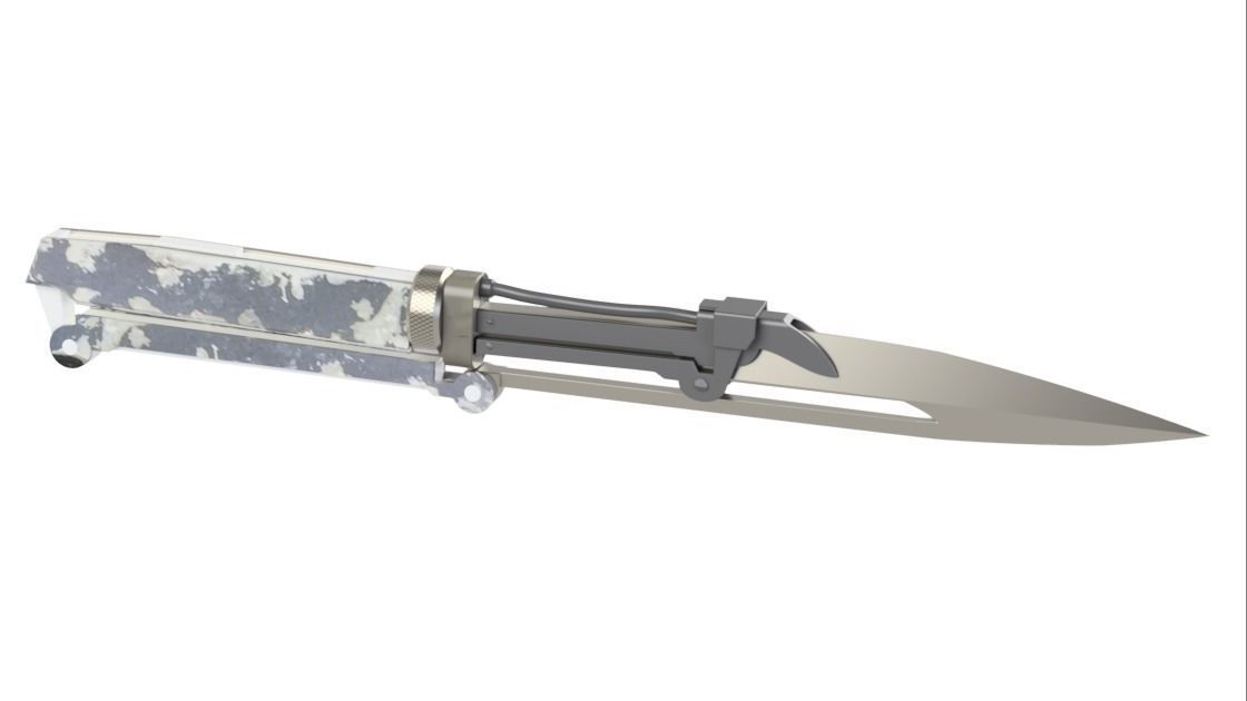 Star Wars The Mandalorian - Dins Vibro Blade  3D print model_1