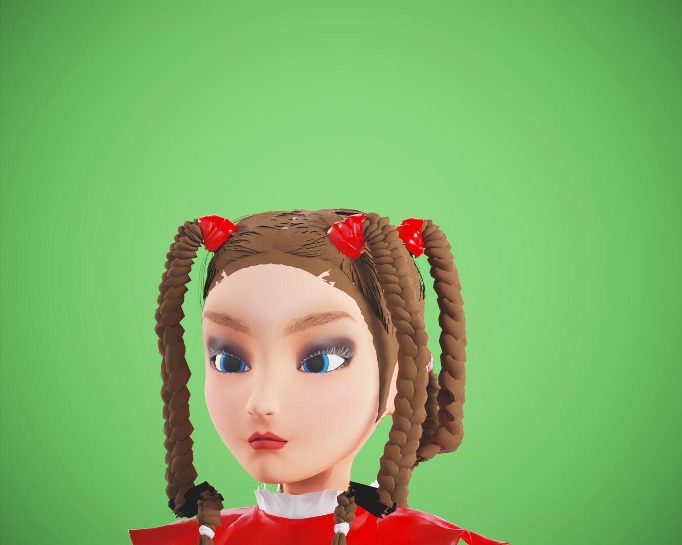 cartoon  rigged  pack Low-poly 3D model_3