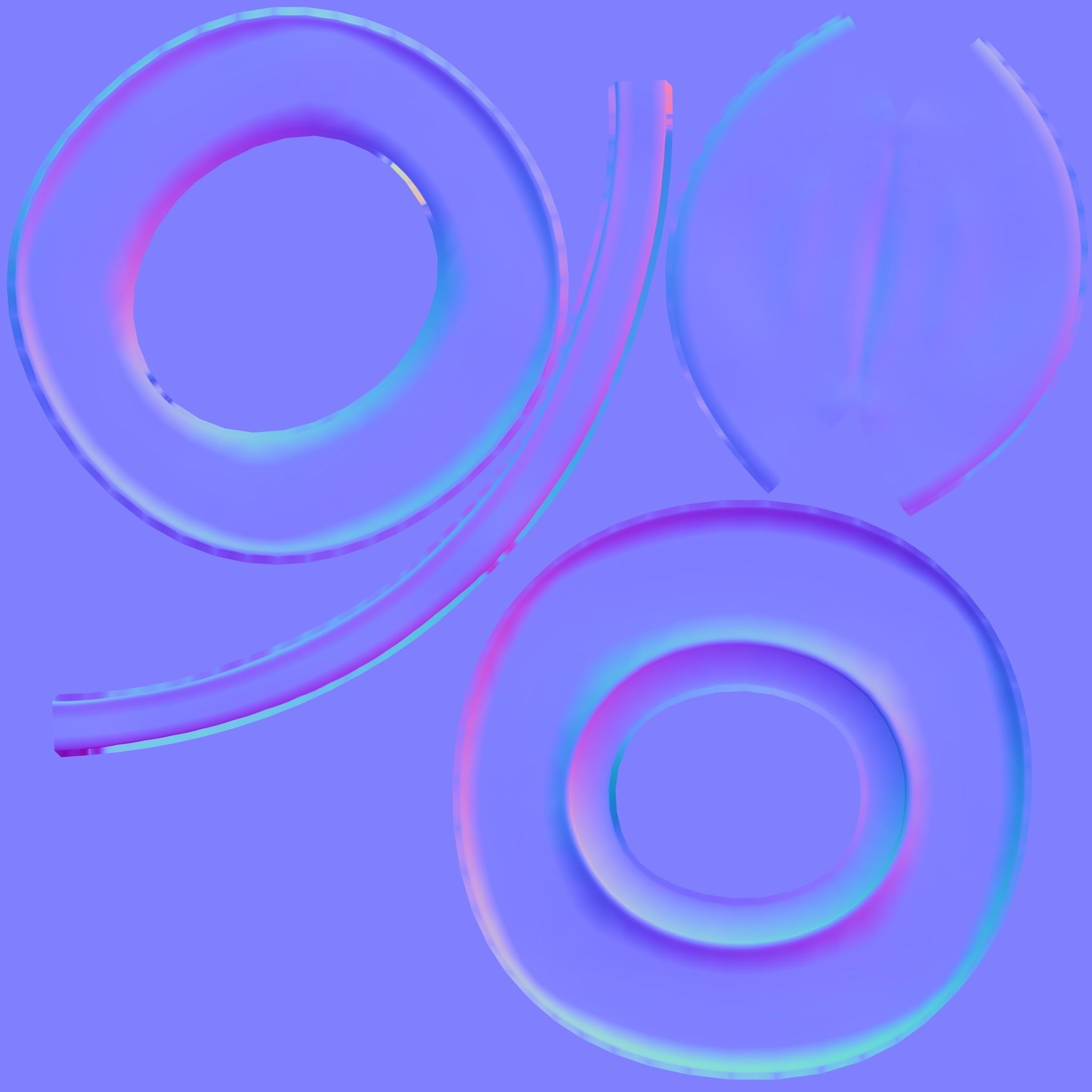 Female Brown Fedora Hat Low-poly 3D model_9