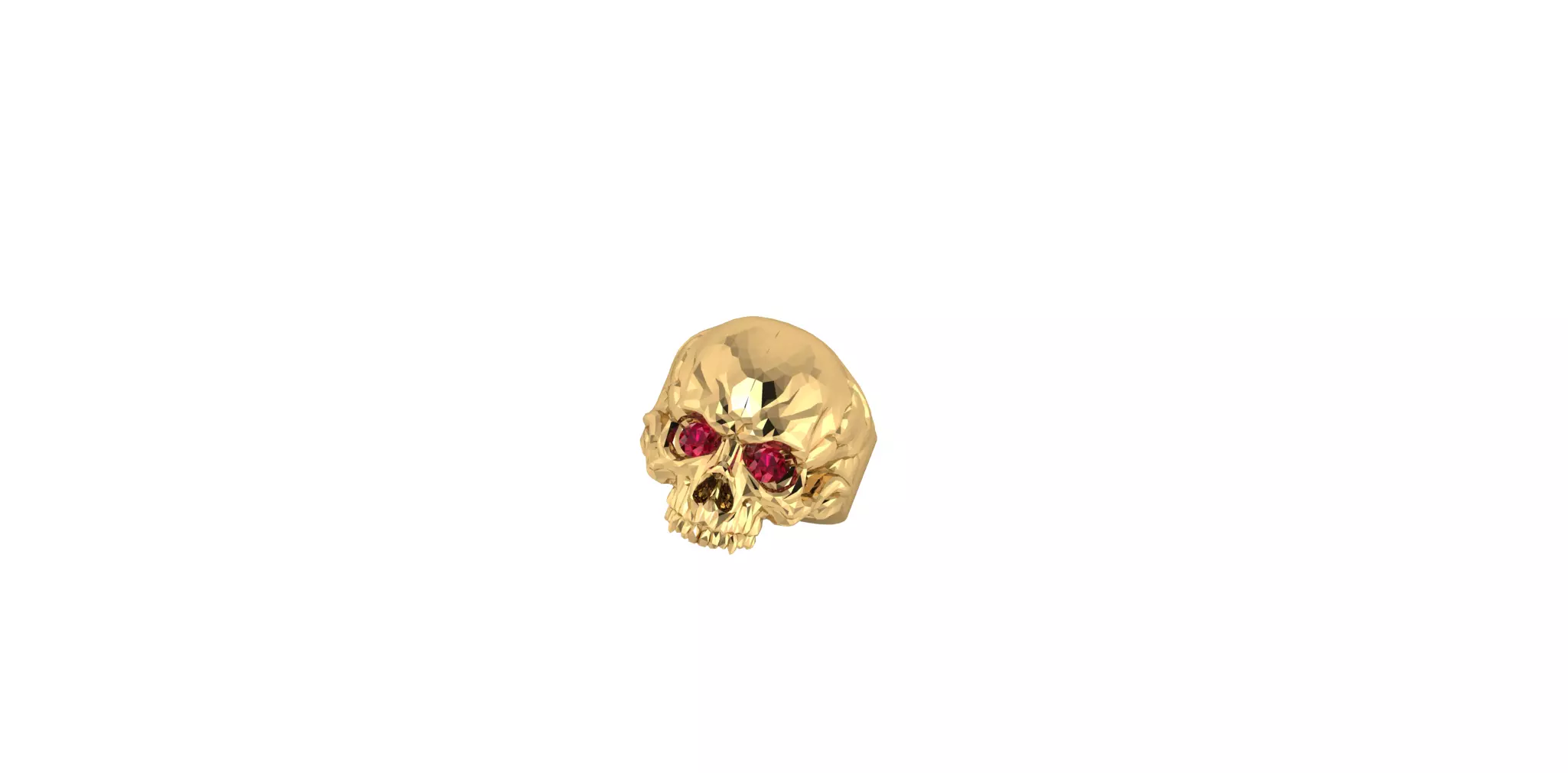 Skull Ring Free 3D print model