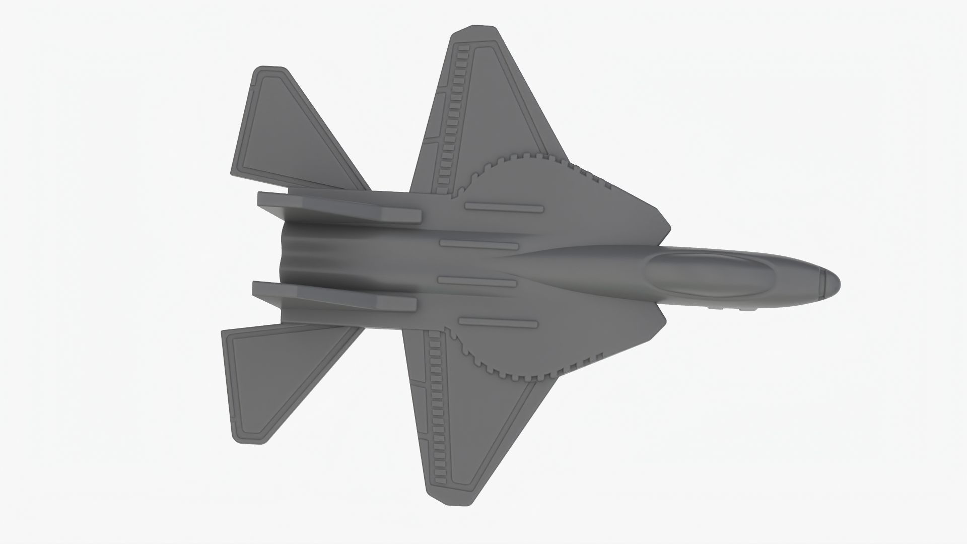 Lego 3D scan plane Low-poly 3D model_8