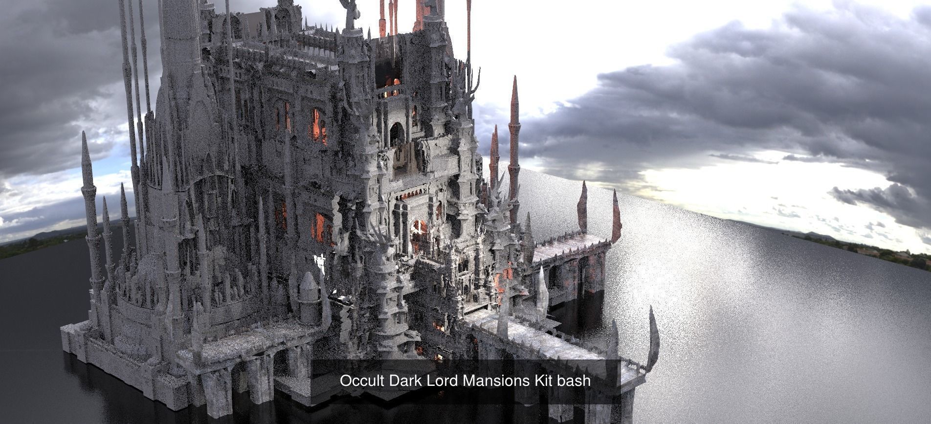 Observatory Occult towers  3D Model Collection_1