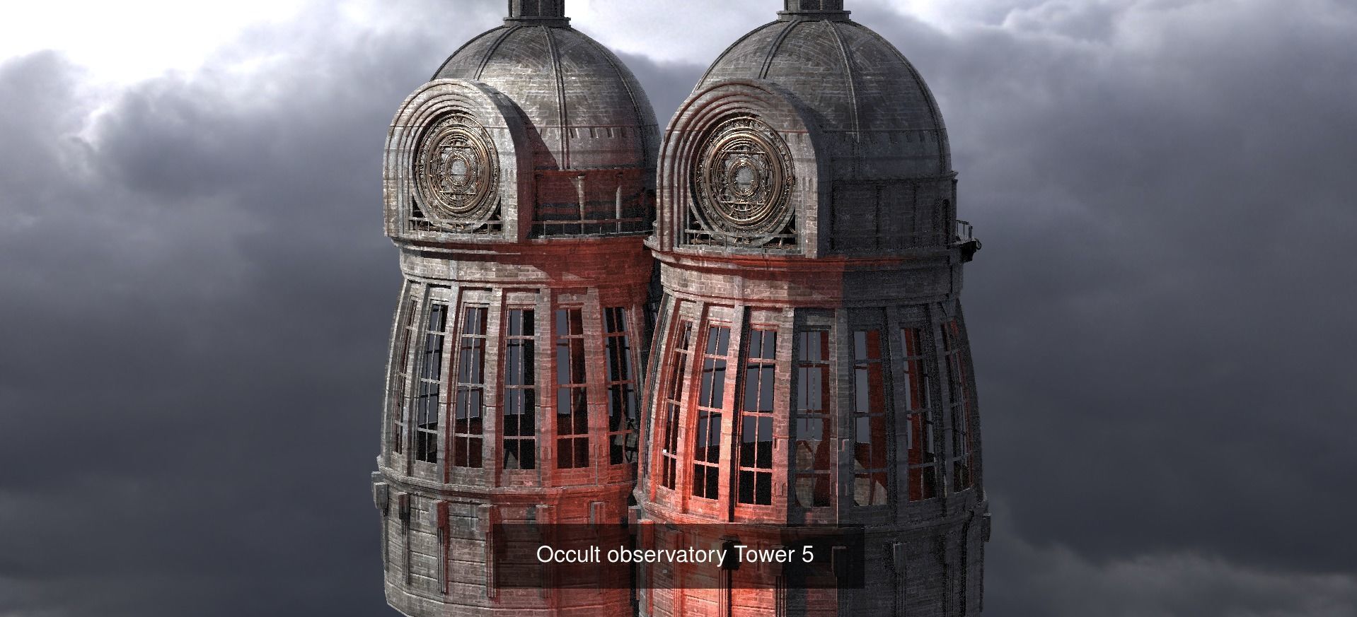 Observatory Occult towers  3D Model Collection_14