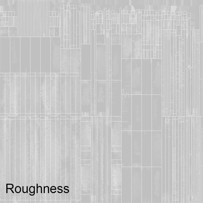 Wooden planter Low-poly 3D model_13