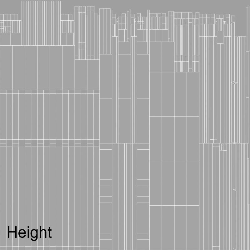 Wooden planter Low-poly 3D model_14